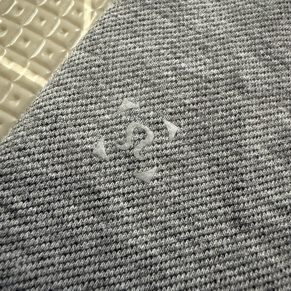 Lululemon Men's Golf Polo L Heather Gray Short Sleeve Performance - Picture 3 of 5